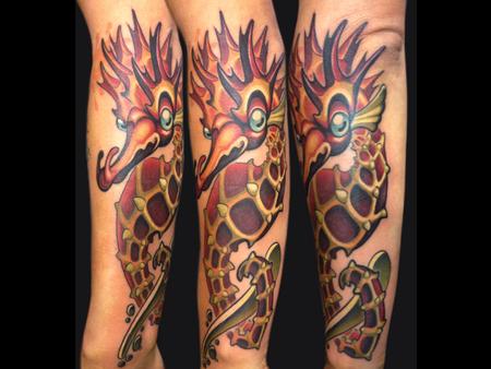 Tattoos - Seahorse Wraparound  - 140735